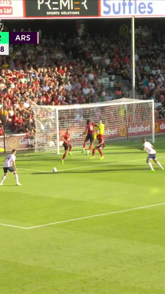 William Saliba Top Goals vs. Bournemouth