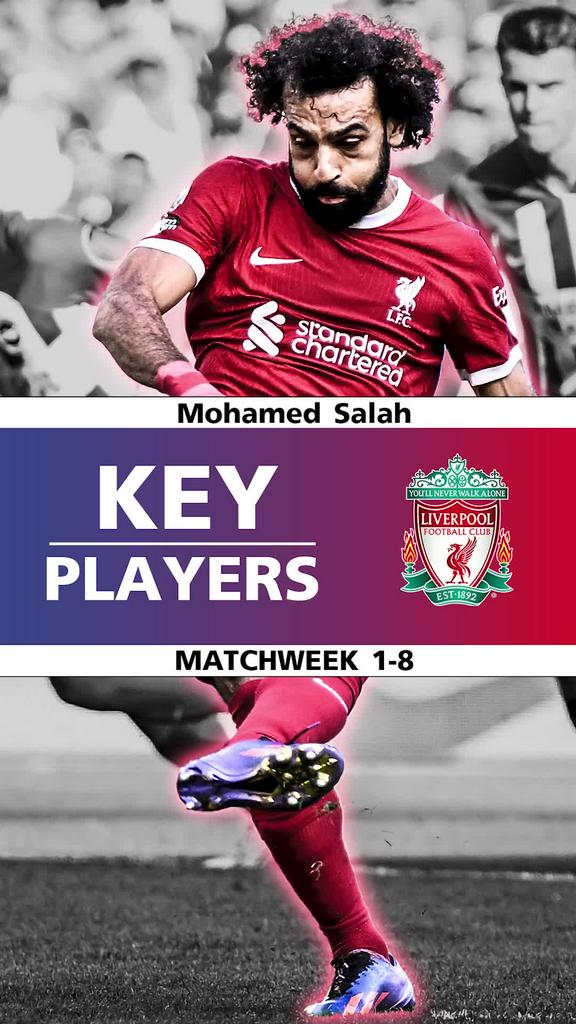 Key Player : โมฮาเหม็ด ซาลาห์ (Matchweek 1-8)