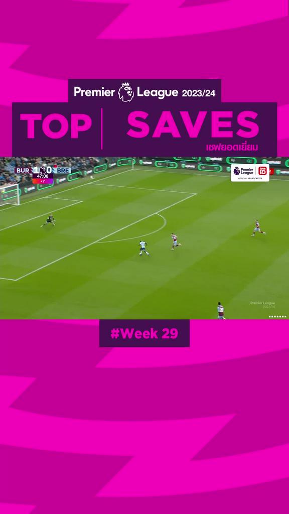 Highlights Top Saves Week29 รวมลูกเซฟยากๆ สัปดาห์ที่ 29