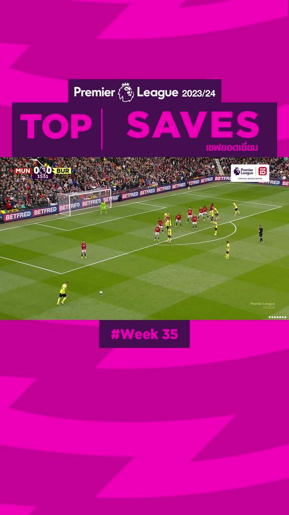 Highlights Top Saves Week35 รวมลูกเซฟยากๆ สัปดาห์ที่ 35