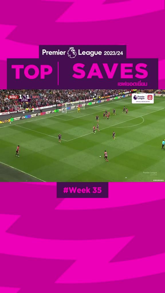 Highlights Top Saves Week36 รวมลูกเซฟยากๆ สัปดาห์ที่ 36